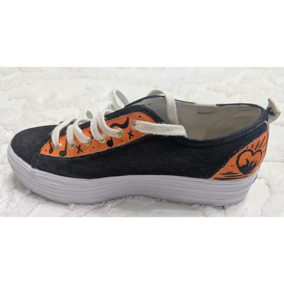 Custom Keds Triple Up Platform Sneakers Punk/Grunge Art Women’s 8 - Picture 6 of 12